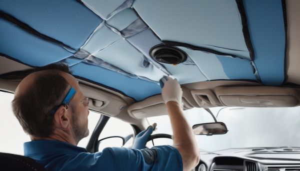 Comment réussir le collage du ciel de toit pour une finition parfaite