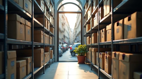 Solutions de stockage disponibles pour location de box à Paris
