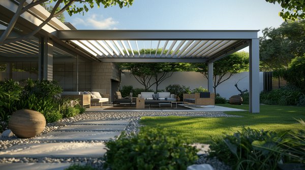 Transformez votre espace avec une pergola bioclimatique autoportée