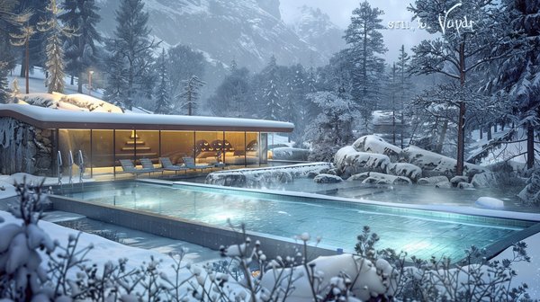 Spa de nage haut de gamme : comment le protéger pendant l'hiver ?