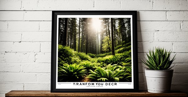 Transformez votre décoration avec une affiche nature vintage
